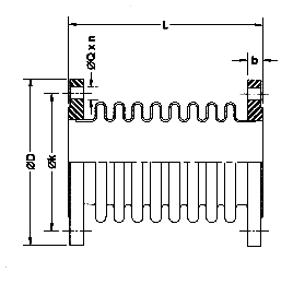 Kompensator kołnierzowy PN16